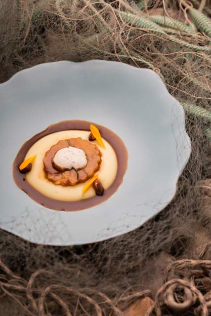 Plat · Restaurant étoilé Lac Léman, Rhône-Alpes · Séchex-Nous