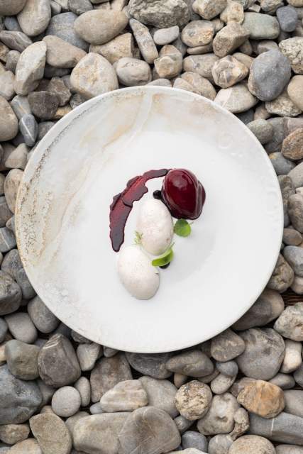 Plat · Restaurant étoilé Lac Léman, Rhône-Alpes · Séchex-Nous