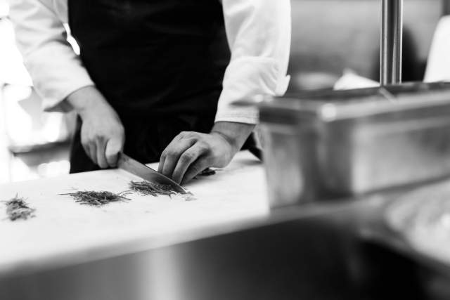 Geste en cuisine · Restaurant étoilé Lac Léman, Rhône-Alpes · Séchex-Nous