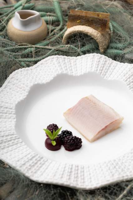 Plat · Restaurant étoilé Lac Léman, Rhône-Alpes · Séchex-Nous