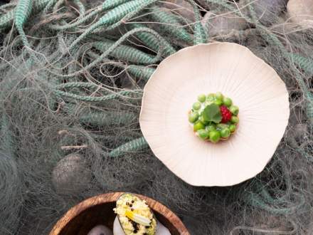 Plat Restaurant étoilé Lac Léman, Rhône-Alpes · Séchex-Nous