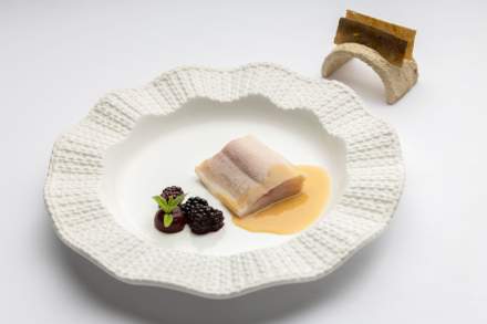 Plat Restaurant étoilé Lac Léman, Rhône-Alpes · Séchex-Nous