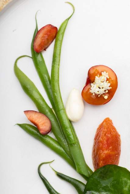 Plat · Restaurant étoilé Lac Léman, Rhône-Alpes · Séchex-Nous